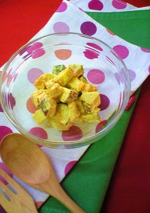 ほくほく野菜とリンゴdeカレマヨ☆サラダ-レシピのメイン写真