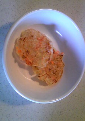 離乳食 鮭とキャベツのおやき-レシピのメイン写真