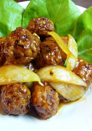 蓮根サクサク鶏肉団子v(^∀^*)-レシピのメイン写真