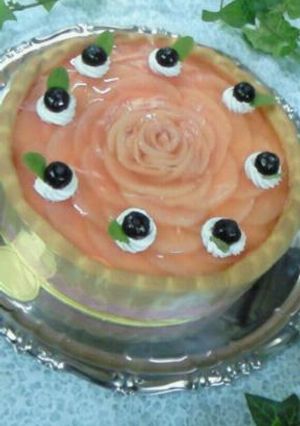 【苺のない時期の誕生日ケーキ(覚書)】-レシピのメイン写真