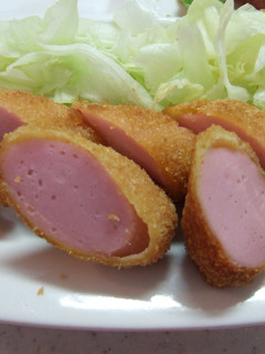 魚肉ソーセージの丸ごとフライ-レシピのメイン写真