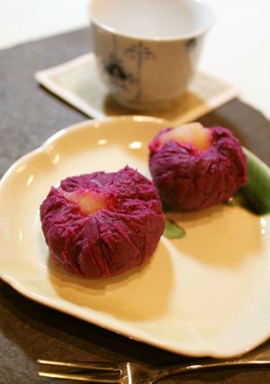 可愛い☆さつまいもの茶巾♪リンゴ入り-レシピのメイン写真