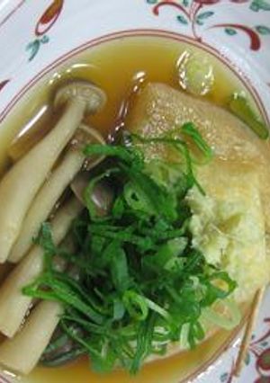 チーズ餅巾着の濃い出汁煮-レシピのメイン写真