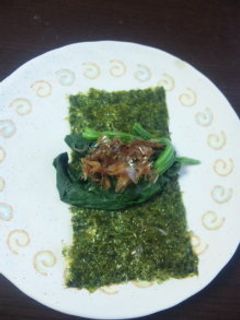 お弁当のホウレン草の海苔巻き-レシピのメイン写真