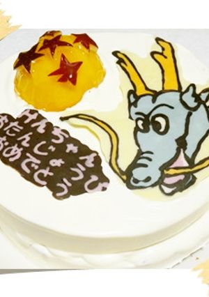 キャラデコで♪バースデーケーキ-レシピのメイン写真