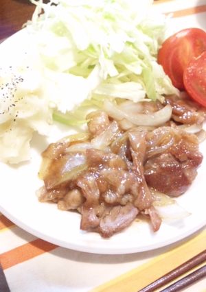 てりてり豚の生姜焼き(*^^*)♪-レシピのメイン写真