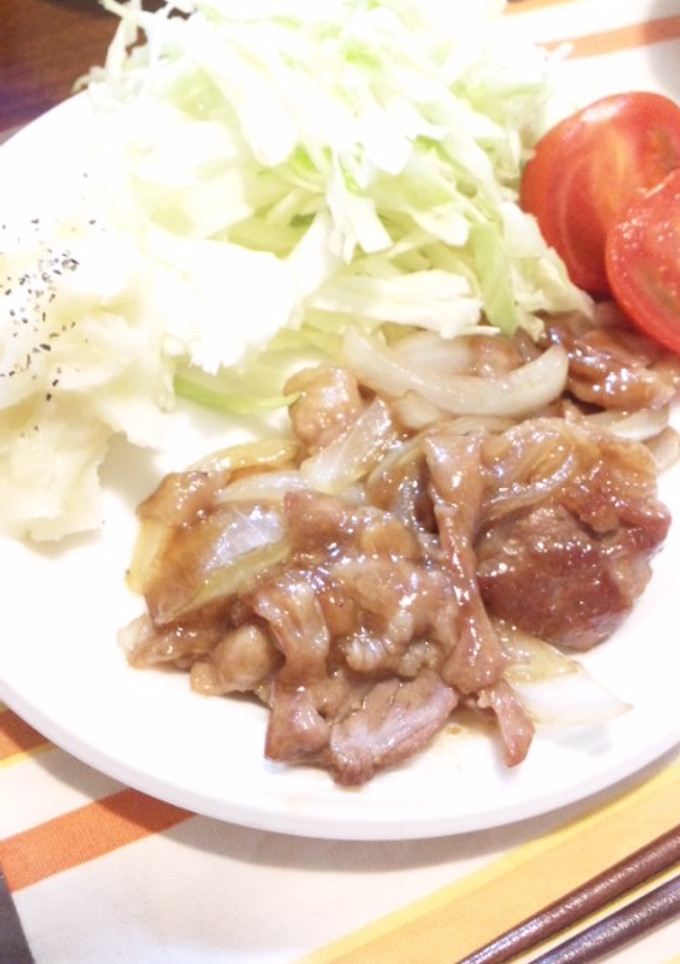 てりてり豚の生姜焼き(*^^*)♪-レシピのメイン写真