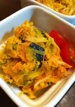 味付け簡単♪しっかり味のかぼちゃサラダ-レシピのメイン写真