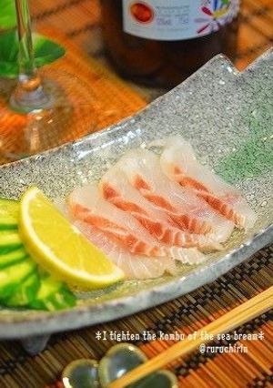 ✿鯛の昆布〆✿-レシピのメイン写真