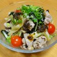 豚肉とセロリのビリ辛和え