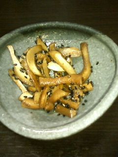 しいたけ軸きんぴら-レシピのメイン写真