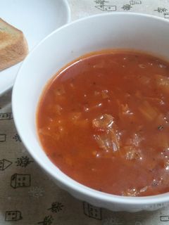 簡単トマトスープ-レシピのメイン写真