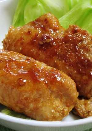 パインチーズの豚肉巻き☆焼き肉のタレ絡め-レシピのメイン写真