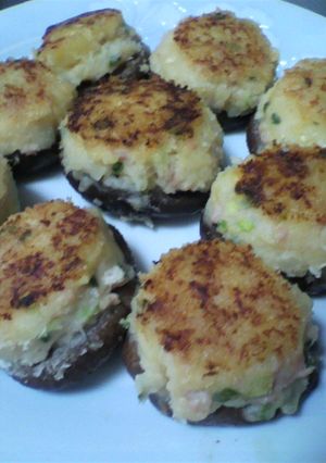 コロッケ(?)な焼きしいたけ-レシピのメイン写真