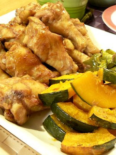かぼちゃとピーマンのオーブン焼き-レシピのメイン写真