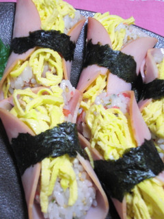 ハムでお寿司☆-レシピのメイン写真