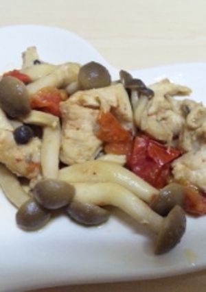 ルクエで☆鶏肉とトマトの洋風煮-レシピのメイン写真