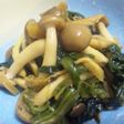 しめじとほうれん草の甘辛おひたし