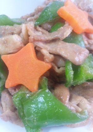 お弁当に☆豚肉とピーマンのみそ炒め-レシピのメイン写真
