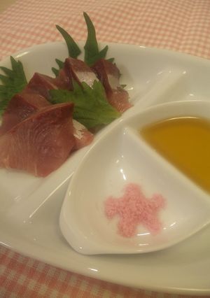 お刺身の食べ方☆コレもあり~♬-レシピのメイン写真