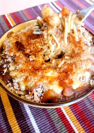 ライスじゃないよ☆カレーパスタグラタン★-レシピのメイン写真