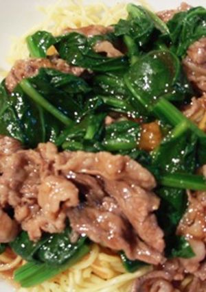 基本の中華　牛肉入り焼きそば（牛肉炒麺）-レシピのメイン写真