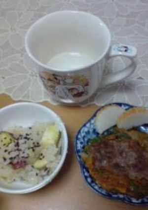 さつま芋おこわ-レシピのメイン写真