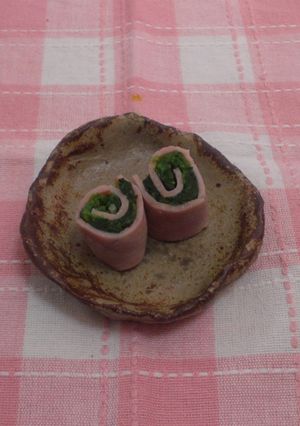 ベーコンとほうれん草のくるくる巻き-レシピのメイン写真