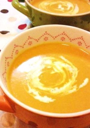 甘〜い♪かぼちゃのポタージュスープ-レシピのメイン写真
