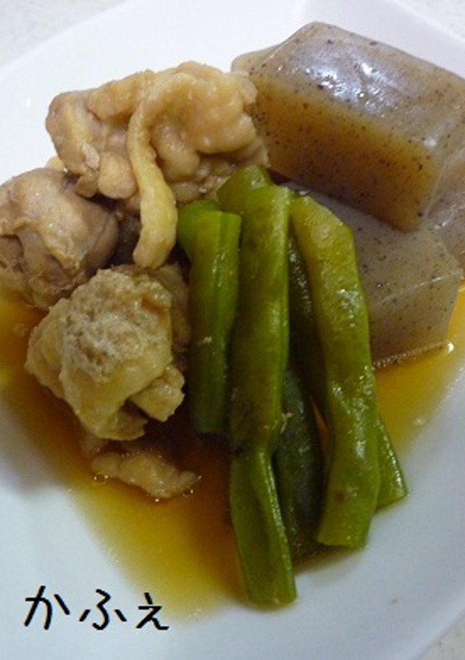 簡単　鶏肉とこんにゃくのこってり煮-レシピのメイン写真