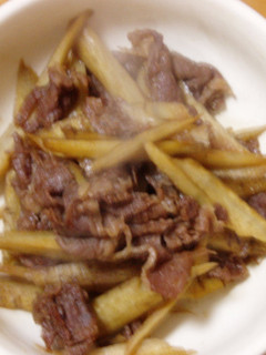 ヘルシー!牛肉とごぼうのあっさり佃煮-レシピのメイン写真