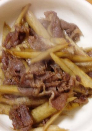 ヘルシー！牛肉とごぼうのあっさり佃煮-レシピのメイン写真