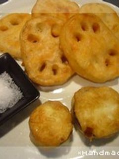 れんこんのフリッター-レシピのメイン写真