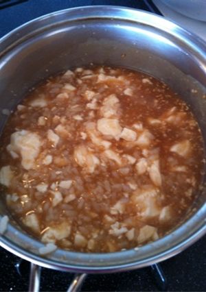 ごまが香る。豆腐の味噌おかゆ-レシピのメイン写真