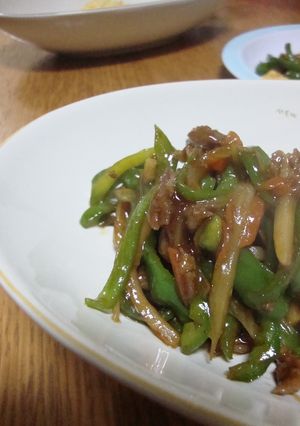 冷蔵庫一掃!青椒肉絲-レシピのメイン写真