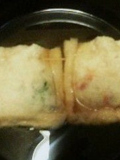 油揚げはパスタでとめる-レシピのメイン写真