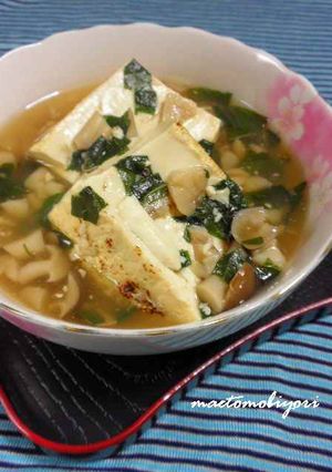 しめじと大葉の豆腐あんかけ-レシピのメイン写真
