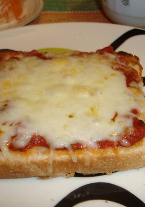 スパゲティーソースdeイタリアントースト-レシピのメイン写真