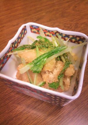 揚げとり皮の山椒塩和え-レシピのメイン写真