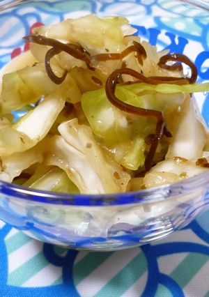 簡単すぎてごめんなさい☆塩昆布キャベツ-レシピのメイン写真