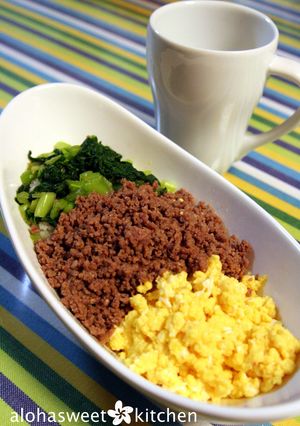 そぼろ三色丼♪お弁当にも-レシピのメイン写真