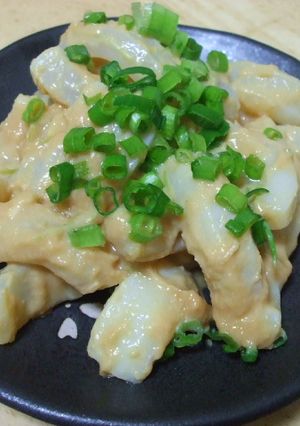 釣り人が作るアオリイカの辛子酢味噌あえ-レシピのメイン写真