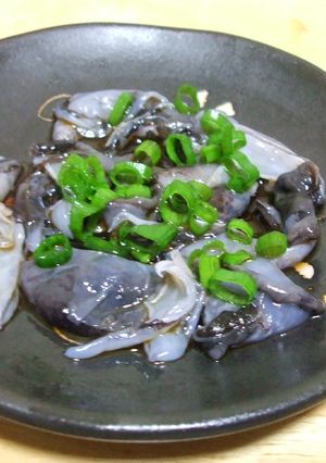 釣り人が作るアオリイカ皮の湯引き-レシピのメイン写真