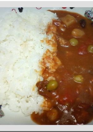 レトルトで簡単❀トマトビーンズカレー-レシピのメイン写真