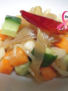 クラゲと残り野菜の和え物-レシピのメイン写真