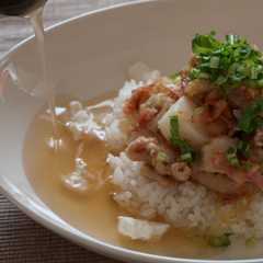 รูปของ 鶏肉と根菜のポワレ♪熱々スープ添えライス