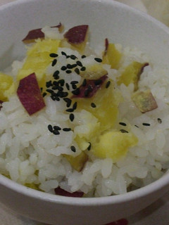 秋の味覚!さつまいもご飯~♪-レシピのメイン写真