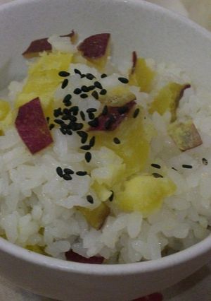秋の味覚！さつまいもご飯～♪-レシピのメイン写真