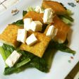厚揚げ&小松菜♥クリチのせちゃいました~