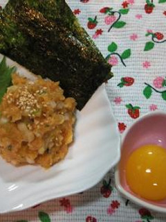マグロのなめろう風☆-レシピのメイン写真
